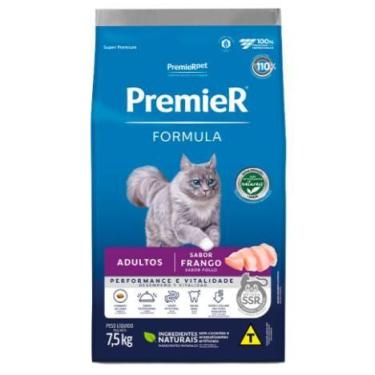 Imagem de Ração Premier Formula para Gatos Adultos Sabor Frango 7,5 kg