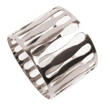 Imagem de Porta Guardanapo Inox Prata 4 Peças - Class Home