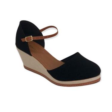 Imagem de Sandália Espadrille Preta - Madima, Preto, 39