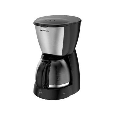 Imagem de Cafeteira Elétrica Britânia BCF32 30 Cafés Preta, Preto e inox, 220V