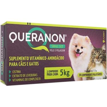 Imagem de Suplemento Vitamínico-Aminoácido Avert Queranon para Cães e Gatos de 5