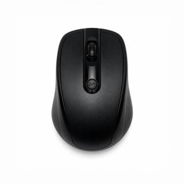 Imagem de Mouse Sem Fio 2.4GHz Óptico 1600 DPI com Receptor USB para Notebook - 