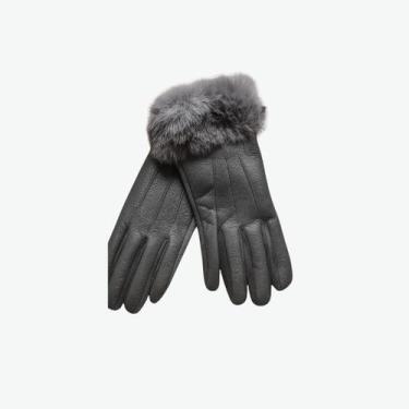Imagem de Luva Feminina Inverno Térmica Touch Forrada material sintético Pompom 