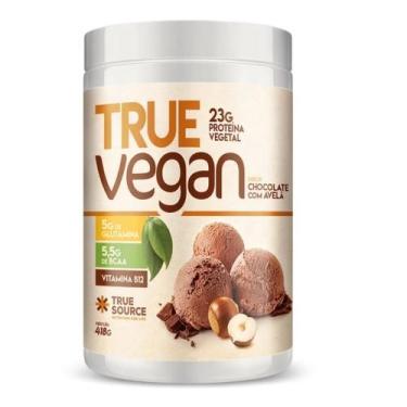 Imagem de Proteína True Vegan 418g True Source Chocolate com Avelã