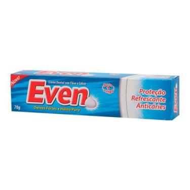Imagem de Kit Creme Dental Even Flúor E Cálcio 12 Und 70g
