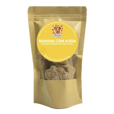 Imagem de Biscoito caninos banana com aveia - Biscoitos caninos