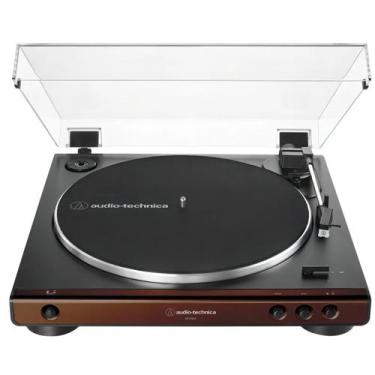 Imagem de Toca-Discos Audio-Technica AT-LP60X-BW-C Automático Marrom