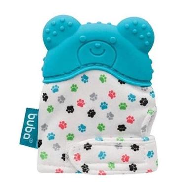 Imagem de Luvinha Mordedor de Silicone Urso Rosa Meninas Azul Meninos Buba 10719