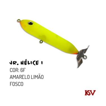 Imagem de Isca Artificial da Kv - Jr Hélice Simples 11,5cm iscas de superfície, 