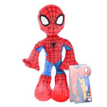 Imagem de Pelúcia Homem Aranha 20cm Disney Vermelho