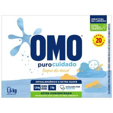 Imagem de Sabão em Pó Omo Puro Cuidado Toque de Aveia - 1,6Kg