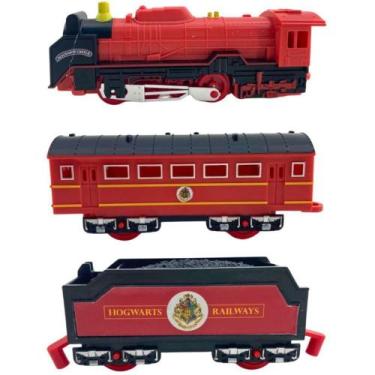 Imagem de Locomotiva HARRY Potter Ferrovia Mágica 13 Peças - Candide