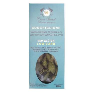 Imagem de Kit 2X: Macarrão Conchiglione Lentilha/Espinafre Sem Glúten Ceres 200g
