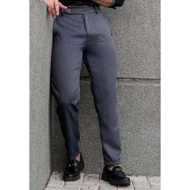 Imagem de Calça Masculina Alfaiataria Italiana - Dennis Beumont, Cinza chumbo, P
