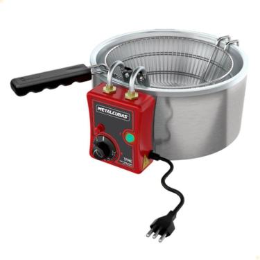 Imagem de Tacho Fritador Industrial Elétrico Tfre-3 Metalcubas 3 Litros 220V