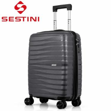 Imagem de Mala Bordo 10kg Sestini Polipropileno Ultra Resistente Para Cabine Pad