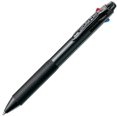 Imagem de Pentel Caneta esferográfica Vicuna, fina, preta, vermelha, azul, verde, preta (BXC47A)
