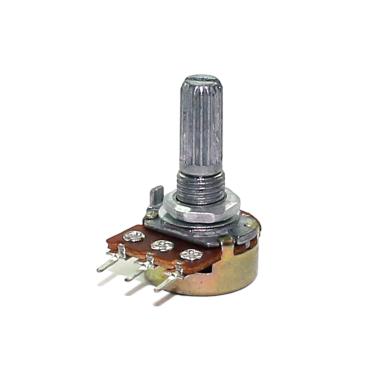 Imagem de Chave Potenciômetro Linear – 1M – 16MM - Eixo Estriado Cod.652060 - Proesi
