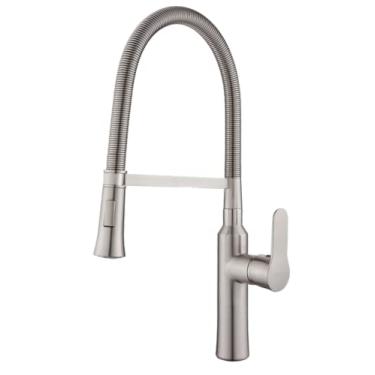Imagem de Torneira Cozinha Kitchen Faucets Hot And Cold Water Chrome Basin Sink Square Cozinha Taps Mixers Torneira De Cozinha,Brushed nickel,China