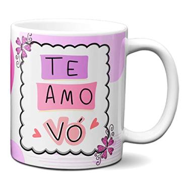 Imagem de Caneca Dia Dos Avós Presente Vovó Fofinha Te Amo Vó (Branca)
