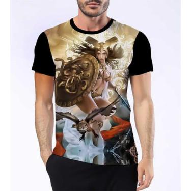 Imagem de Camiseta Camisa Atena Deusa Grega Sabedoria Mitologia Hd 1 - Dias No E