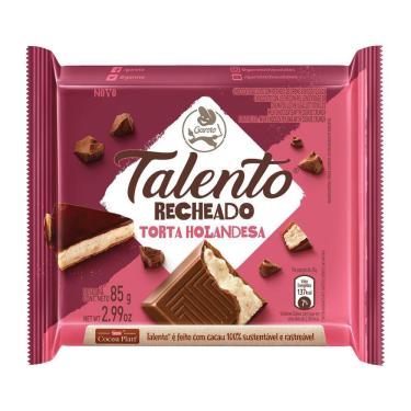 Imagem de Chocolate Garoto Talento Recheado Torta Holandesa 85g