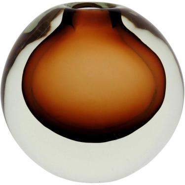 Imagem de VASO 14x15x9cm VIDRO ÂMBAR