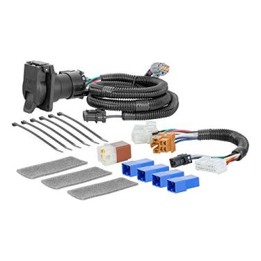 Imagem de CURT 56401 cablagem de reboque de 7 pinos personalizado lado do veículo, serve para Nissan Pathfinder