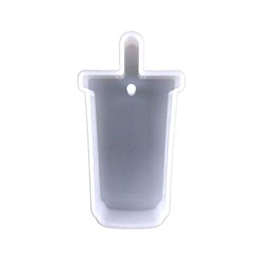 Imagem de Molde de silicone para café gelado | Tamanho 3,2 cm de largura x 14,6 cm de comprimento | Molde de picolé | Design pequeno de picolé para frescor, sabão, resina, velas