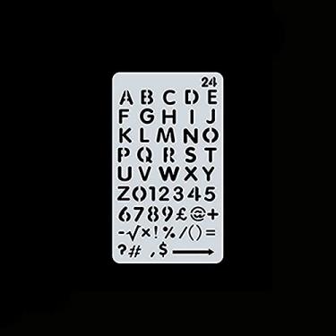 Imagem de Zwbfu Estênceis,1 pc Desenho Stencils Oco Out Design Modelo de Material PET Reutilizável para Crianças Estudantes DIY Pintura Ofício Notebook Diário Scrapbooking Álbum de fotos Cartão Diário Decoração