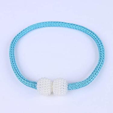 Imagem de Suportes de cortina design de corda grossa sem perfurações fivela de cortina acessórios de alça de cortina acessórios de cortina de corda amarrada, T8,2 PCS