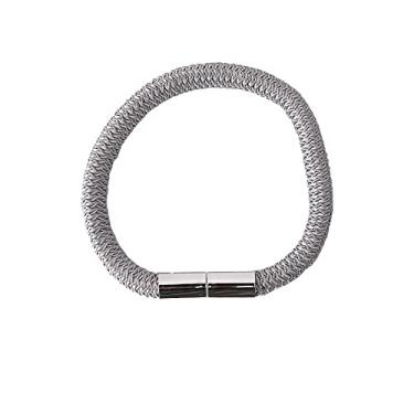 Imagem de Suportes de cortina Alça de ombro laços de cortina de metal cilíndrico sem perfurar nenhuma fivela de cortina de instalação, T4,2 PCS