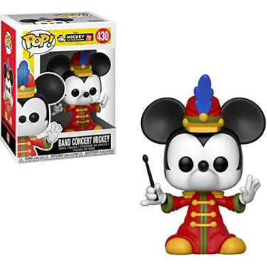 Imagem de Funko Band Concert Mickey: Aniversário de 90 anos do Mickey x POP! Boneco de vinil da Disney e 1 POP! Pacote de protetor gráfico de plástico PET compatível [#430 / 32190 - B]
