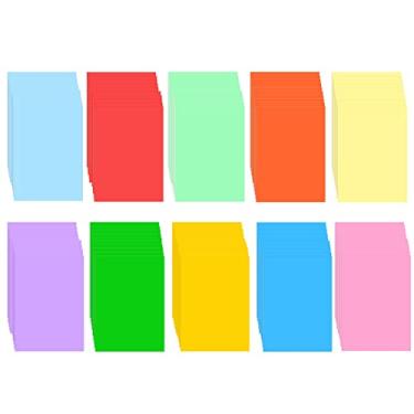 Imagem de LUGU 100 folhas A4 papel pa cópia colorida 210x297mm / 8,3x11,7 pol. Papel pa impresso 70GSM pa cópia, impressão, escrita, artesanato e arte