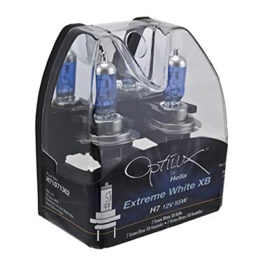 Imagem de HELLA H71071362 Optilux XB Series H7 Lâmpadas de halogêneo brancas de xenon, 12V, 55W, pacote com 2