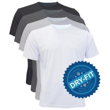 Imagem de 4 Camiseta Dryfit Pro Fitness Treino Fast Dry Technology - Ello