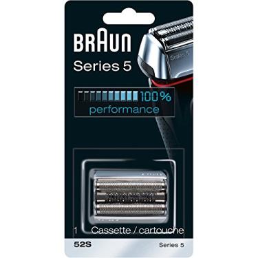 Imagem de Braun Cabeça de substituição para barbeador elétrico Série 5-52S - Compatível com barbeadores elétricos 5090/5190cc, 5040/5140s, 5030s, 5147s, 5145s, 5195cc, 5197cc