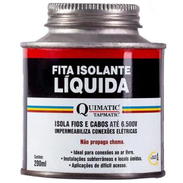 Imagem de Fita Isolante Liquida Preta Bd1 200Ml Tapmatic