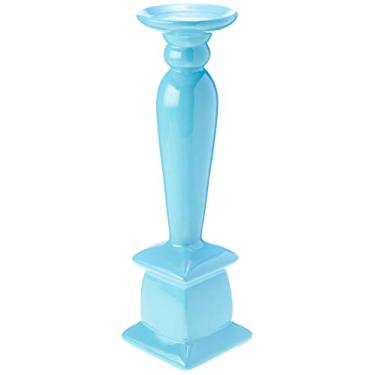 Imagem de Pedestal Para Arranjos Ceramicas Pegorin Azul Bebe