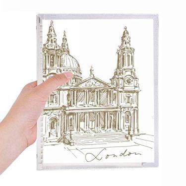 Imagem de Caderno de folhas soltas e diários de papelaria recarregável Catedral de São Paulo, Inglaterra, Londres