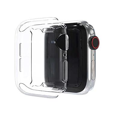 Imagem de Capa Transparente Silicone Compatível Apple Watch 38 40 42 44mm [FIT IT] (Transparente, 44mm)