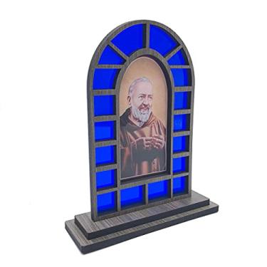 Imagem de Capela Em Mdf Vitral Padre Pio