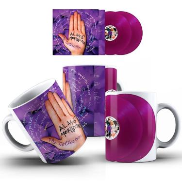 Imagem de Caneca em Cerâmica Do Disco Da Cantora Alanis Morissette