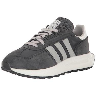 Imagem de adidas Originals Tênis feminino Retropy E5, Carbono/Cinza/Cinza, 10.5