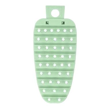 Imagem de Ferramenta para esfregar vegetais, esfregão de cozinha Escova de vegetais em forma de cenoura para cozinha para casa(verde)