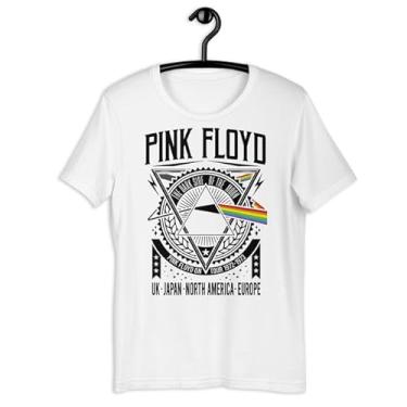 Imagem de Camiseta Feminina - Pink Floyd Rock Cor:Branco;Tamanho:P