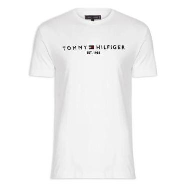 Imagem de Camiseta Tommy Hilfiger Ab Core Logo Tee Branco