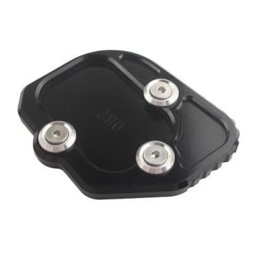 Imagem de FINMOKAL Suporte lateral para motocicleta CNC suporte de extensão de pé placa de suporte para BMW C400X/C400GT 2019-2021