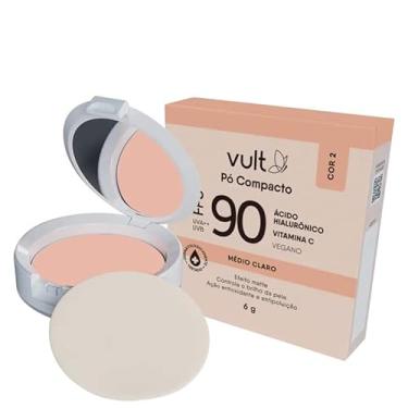 Imagem de Pó Compacto Facial Médio Claro Cor 2 FPS 90 Vult 6g