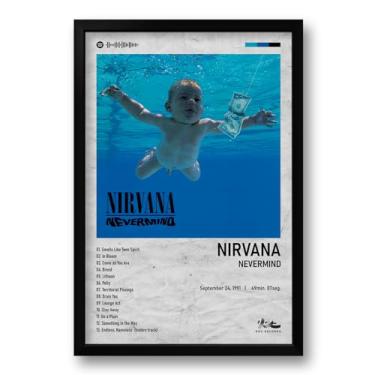 Imagem de Quadro Álbum Spotify Nevermind - Nirvana - 40x60cm